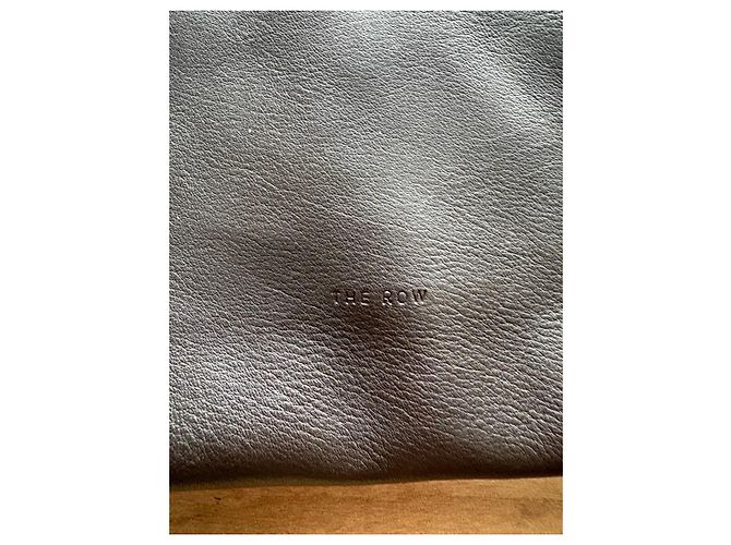 Borsa in pelle Sally di The Row Marrone scuro - vista 3