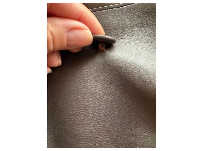 Borsa in pelle Sally di The Row Marrone scuro - vista 6
