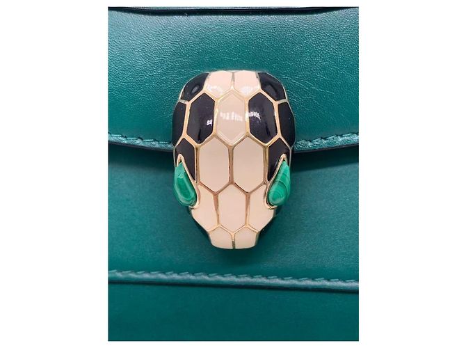 Bulgari Borsa a catena Bvlgari Serpente Verde Pelle Smeraldo - vista 5