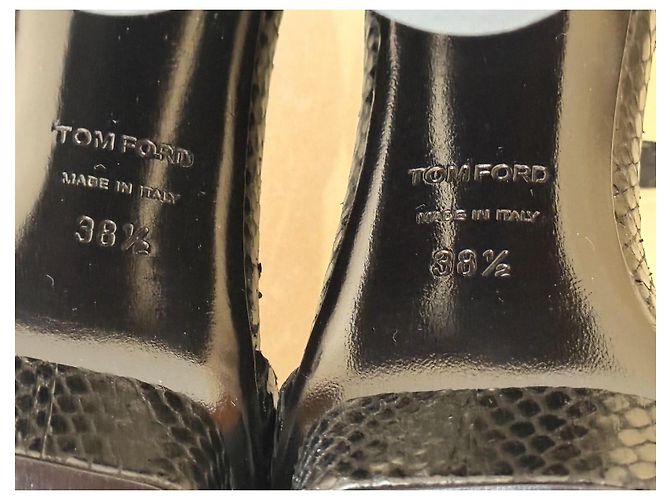Décolleté Tom Ford in pelle nera Nero - vista 11