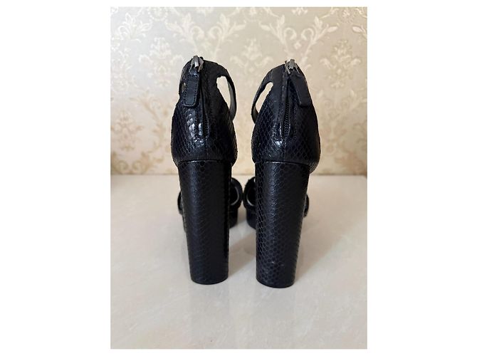 Décolleté Tom Ford in pelle nera Nero - vista 7