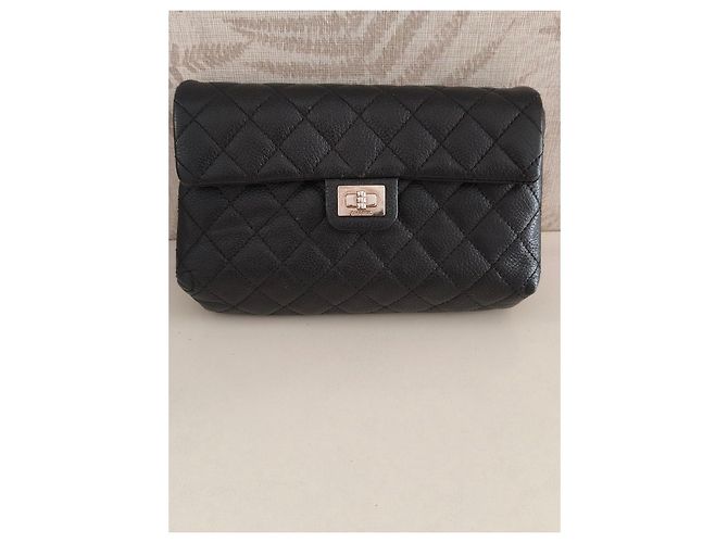 Borsa Chanel Classica Nera in Pelle Trapuntata Nero - vista 8