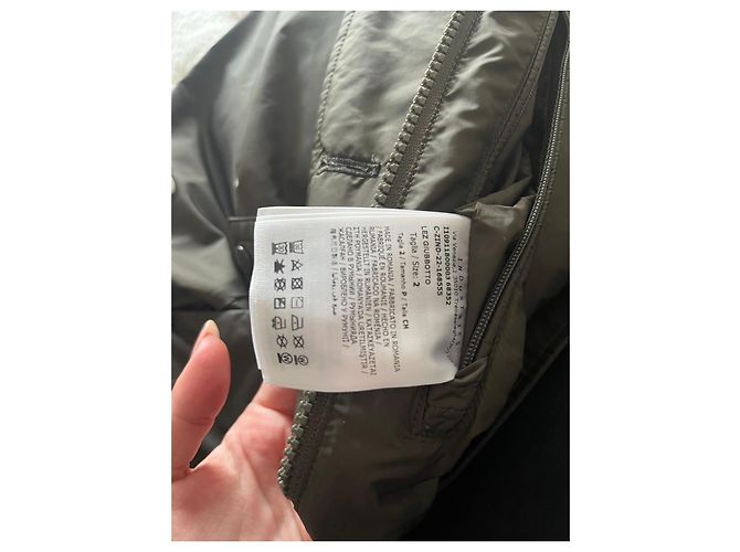 Moncler Jacke Khaki Nylon Herren - Ansicht 9