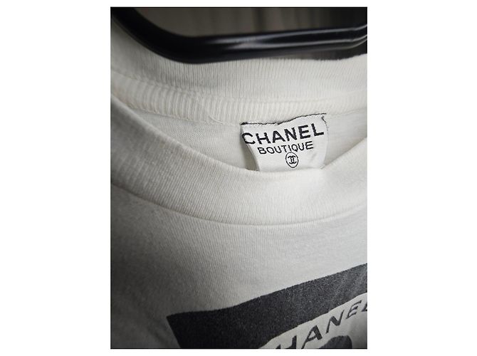 T-shirt Chanel No. 5 in cotone bianco - vista 8