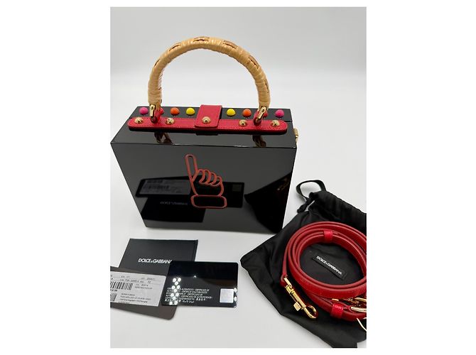 Borsa Dolce Box LED "Il Tropico Italiano" di Dolce & Gabbana - Pezzo da passerella 2017 Nero - vista 2