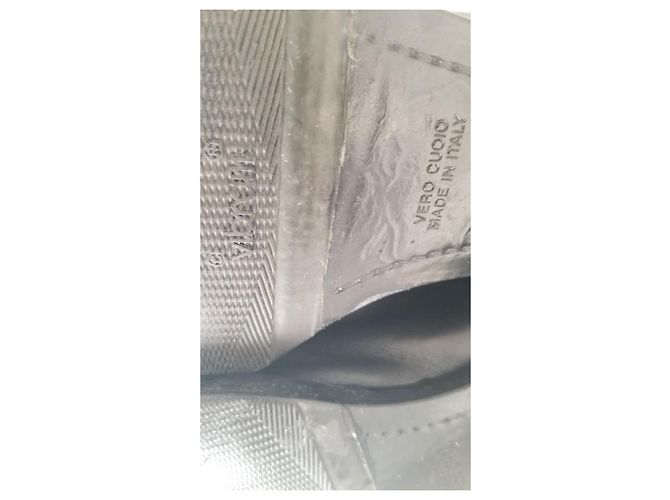 Autre Marque Botas overknee VIBRAM de cuero negro - vista 8