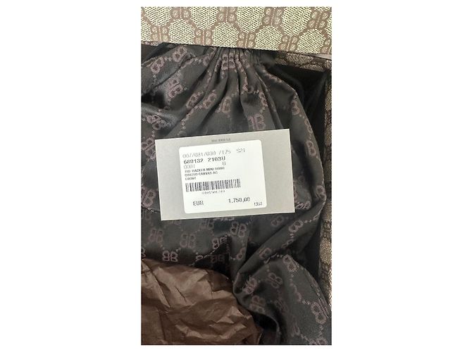 Autre Marque Borsa Balenciaga x Gucci Marrone Rosso Verde - vista 3