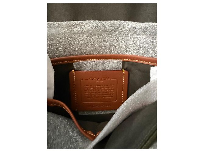 Coach monogrammed coated canvas shoulder bag Green - view 4