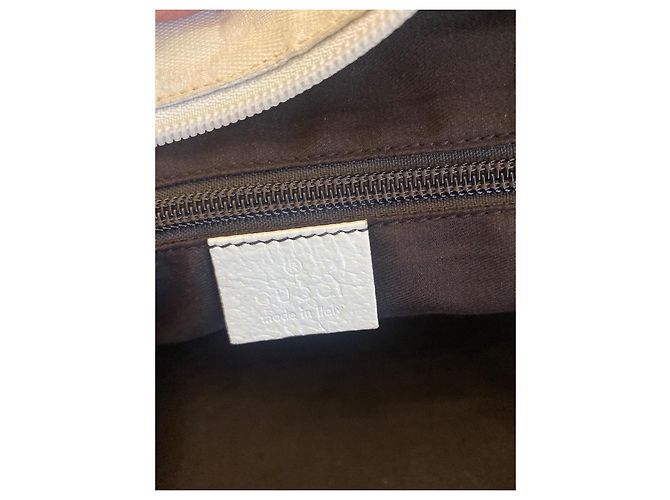 Sac Cabas Gucci Cherry Line en Toile Beige - vue 7