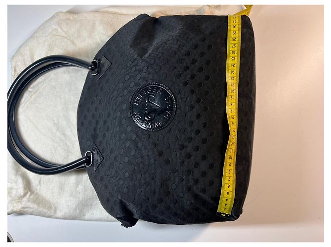 Borsa nera a pois di Walter Steiger Paris Nero - vista 10