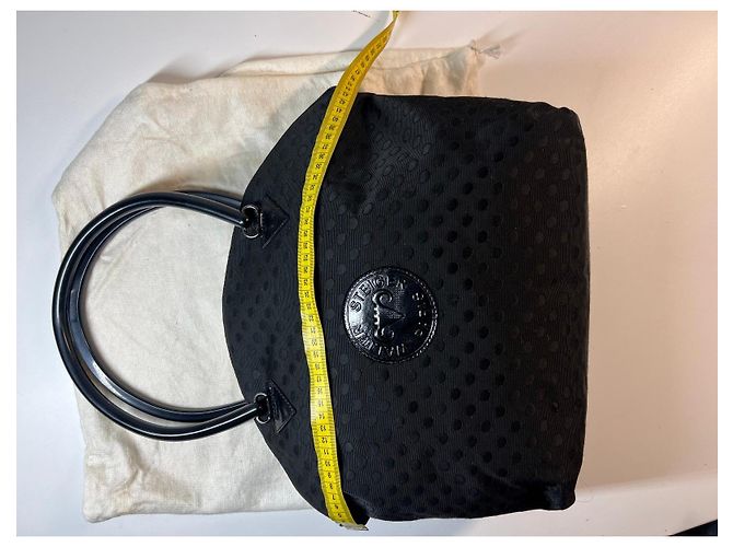 Borsa nera a pois di Walter Steiger Paris Nero - vista 11
