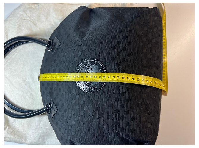 Borsa nera a pois di Walter Steiger Paris Nero - vista 13