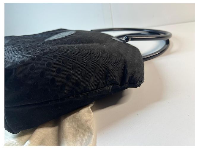 Borsa nera a pois di Walter Steiger Paris Nero - vista 17