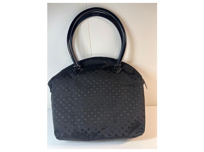 Borsa nera a pois di Walter Steiger Paris Nero - vista 4