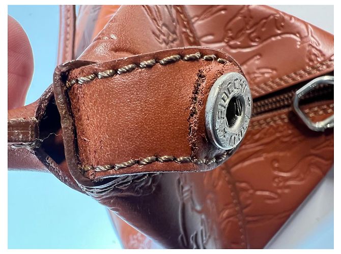 Borsa in pelle goffrata Trussardi Marrone - vista 18