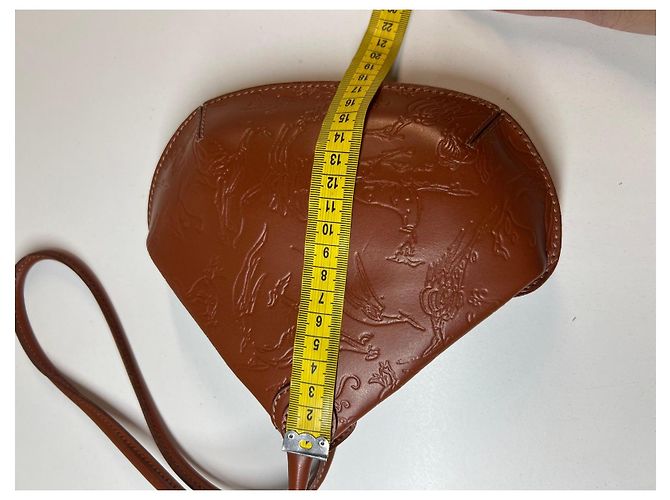 Borsa in pelle goffrata Trussardi Marrone - vista 19