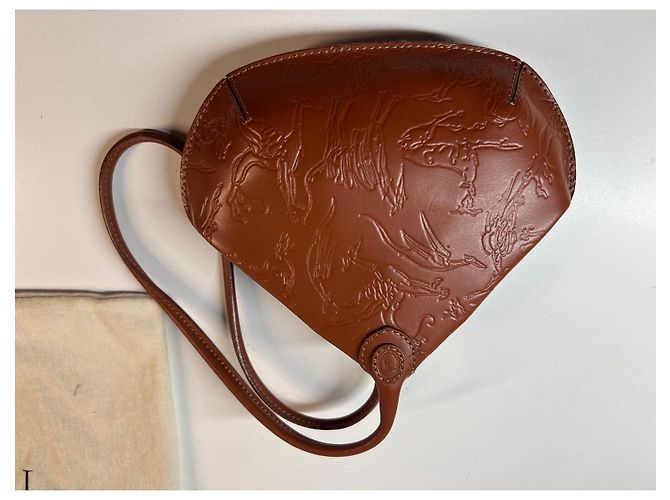 Borsa in pelle goffrata Trussardi Marrone - vista 4