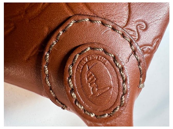 Borsa in pelle goffrata Trussardi Marrone - vista 5