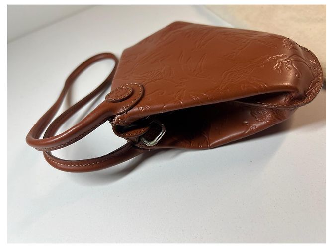 Borsa in pelle goffrata Trussardi Marrone - vista 7
