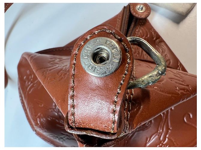 Borsa in pelle goffrata Trussardi Marrone - vista 9