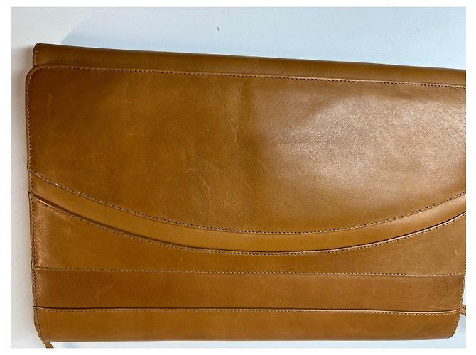 Krizia Brown Leather Shoulder Bag - view 2