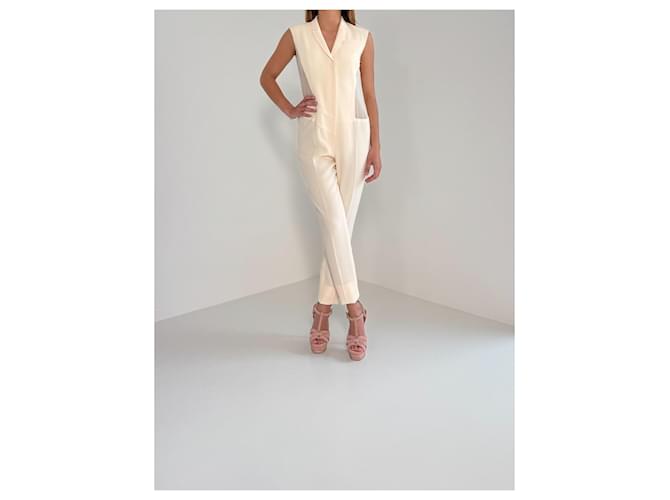 Mono de seda beige Prabal Gurung - vista 2