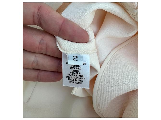Mono de seda beige Prabal Gurung - vista 9