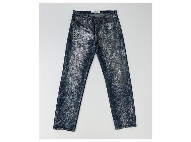 Vaqueros Golden Goose Deluxe Brand Azules con Acabado Brillante - vista 5