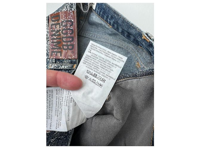 Vaqueros Golden Goose Deluxe Brand Azules con Acabado Brillante - vista 7