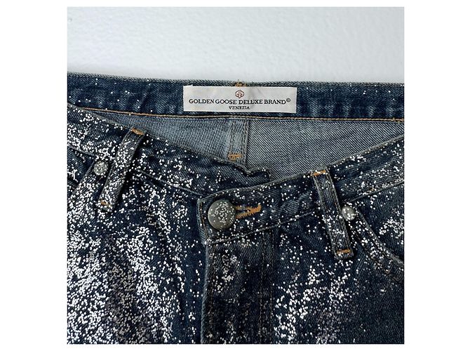 Vaqueros Golden Goose Deluxe Brand Azules con Acabado Brillante - vista 9