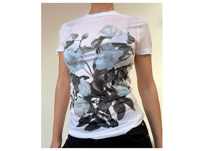 Christopher Kane T-Shirt Weiß Grau Modal - Ansicht 2