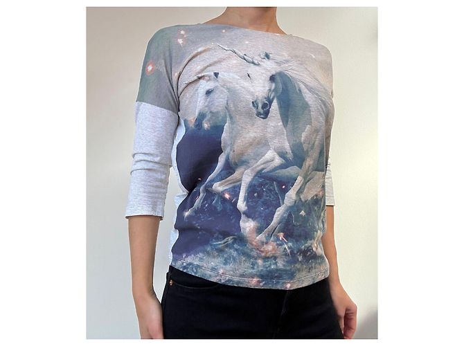 Stella Mc Cartney Top/T-shirt Stella McCartney Gris - vista 3