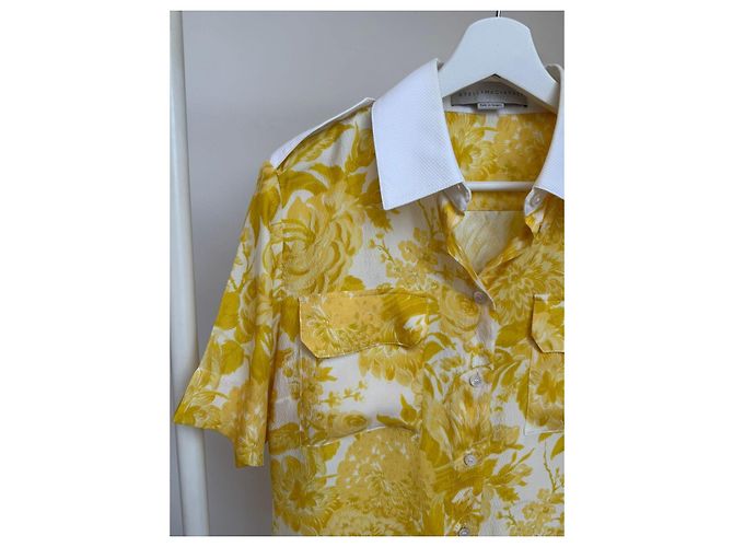 Stella Mc Cartney Blusa Stella McCartney Bianco Giallo - vista 10