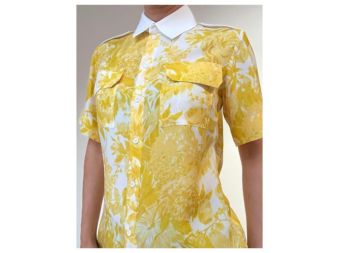 Stella Mc Cartney Blusa Stella McCartney Bianco Giallo - vista 2