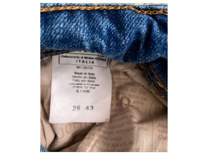 Jeans de denim azul Galliano - vista 5