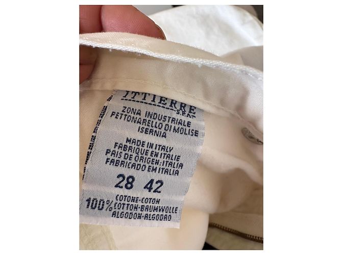 Gonna in denim bianco di cotone J&ANS di Dolce & Gabbana - vista 6