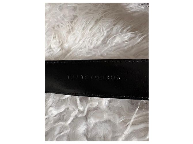 Dior Ledergürtel mit CD Schnalle Schwarz Gold Golden - Ansicht 6