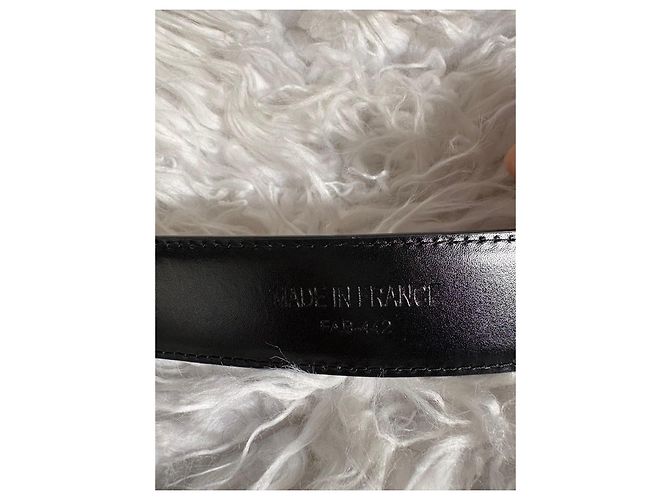 Dior Ledergürtel mit CD Schnalle Schwarz Gold Golden - Ansicht 8