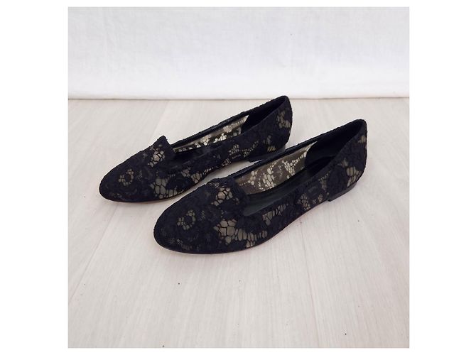 Bailarinas negras de encaje Dolce & Gabbana Negro - vista 6