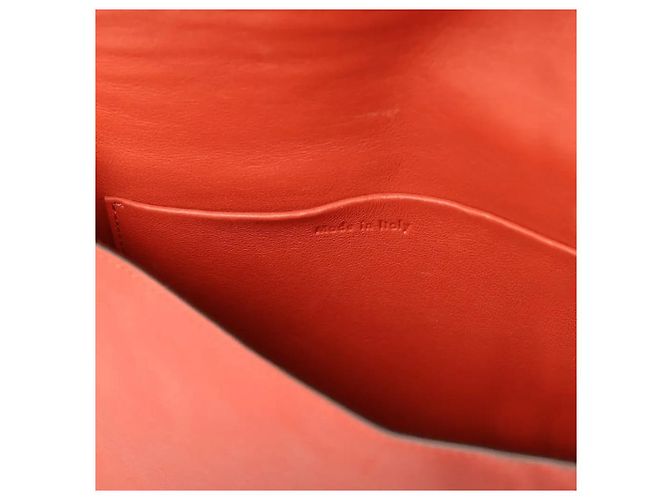 Borsa Trotteur Piccola Céline Arancione Pelle - vista 4