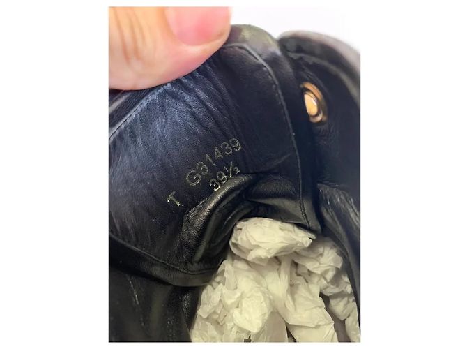 Chanel Sneakers Espadrilles in Tessuto Nero con Lacci - vista 8