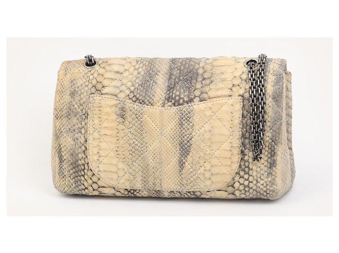 Chanel 2.55 Reissue Python Double Flap Shoulder Bag Python print - view 2