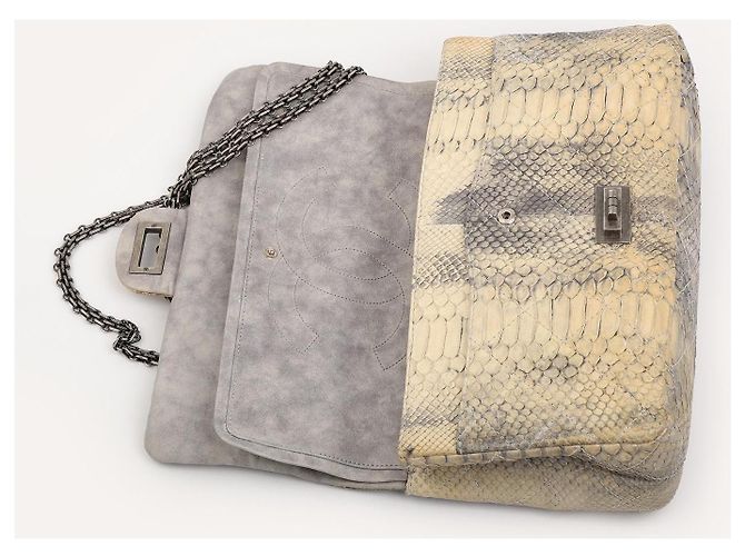 Chanel 2.55 Reissue Python Double Flap Shoulder Bag Python print - view 5