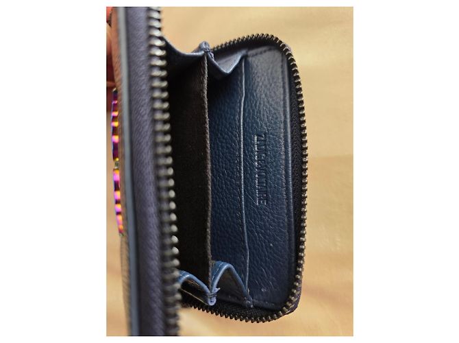 Zadig & Voltaire Multicolored Metallic Leather Wing Wallet Multiple colors - view 8