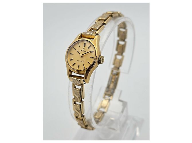 Omega De Ville vergoldete Uhr Golden - Ansicht 3