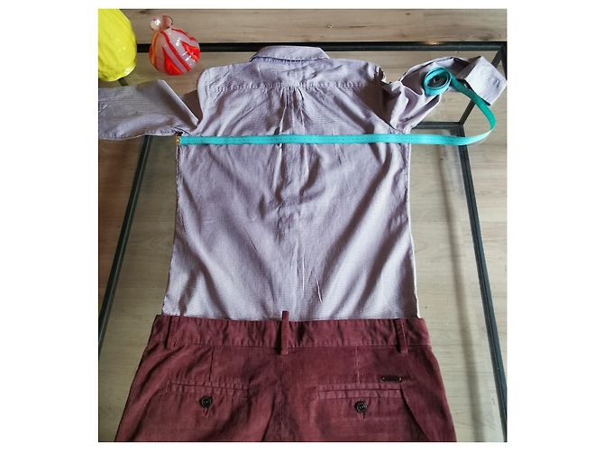 Vestido Dsquared2 de Terciopelo Marrón y Algodón a Cuadros Castaño - vista 17
