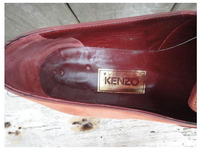 Mocassini Kenzo Corallo in Camoscio - vista 7