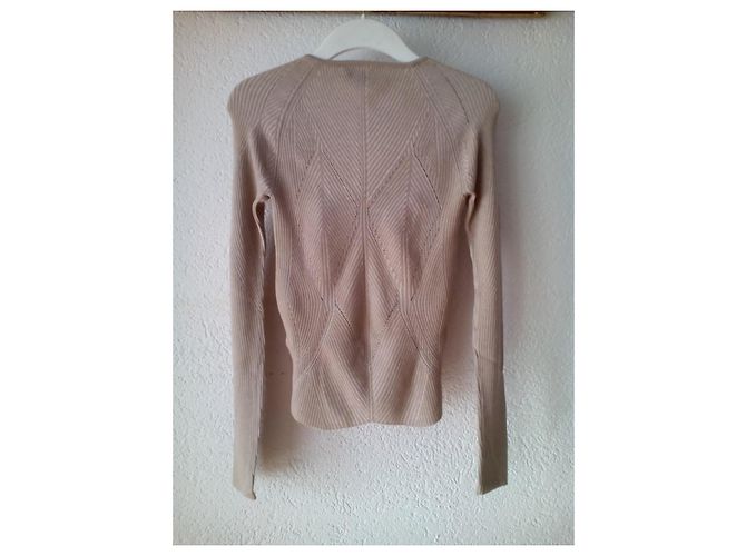 JERSEY DE LANA YVES SAINT LAURENT. Beige - vista 3