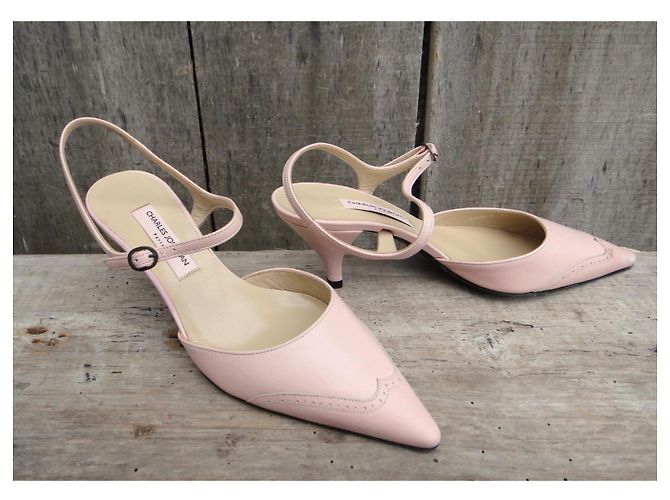Sandali Charles Jourdan Katy in pelle rosa - vista 2