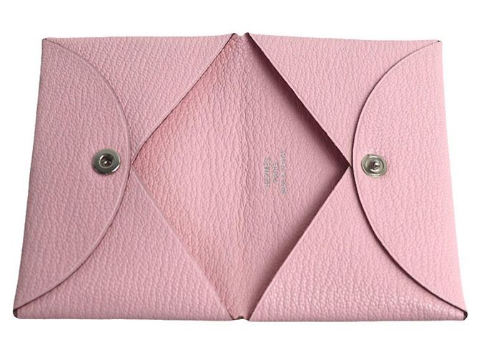 Hermès Monedero Calvi HERMES en rosa - vista 3